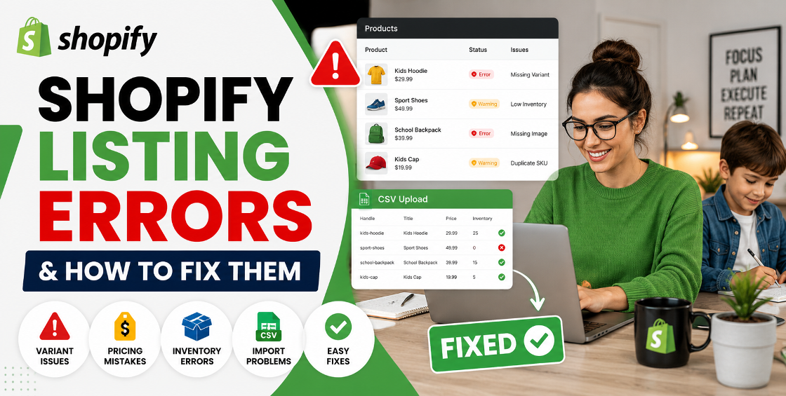 Common Shopify Listing Errors & Fixes